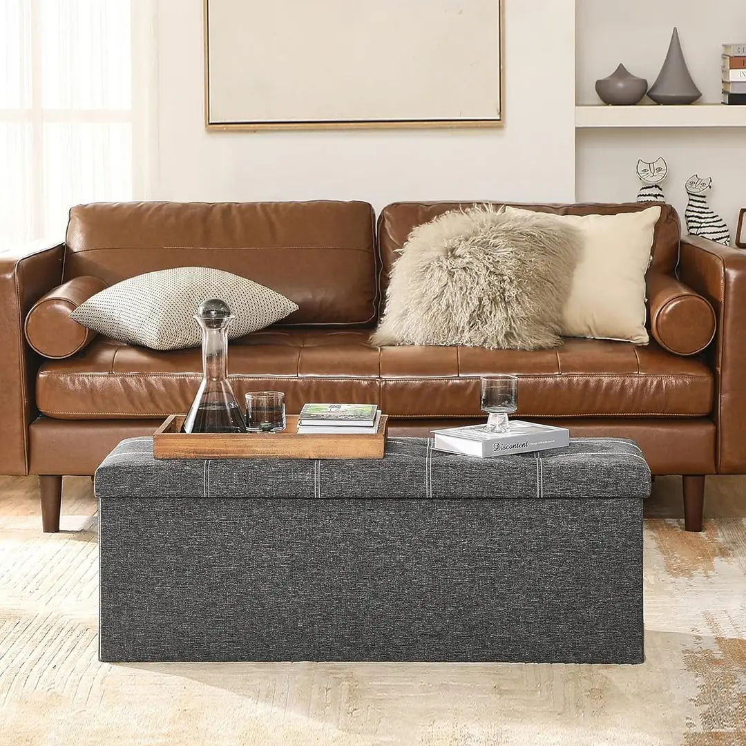 Банкетка Songmics LSF077G04 (Dark Grey)