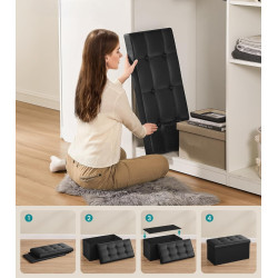 Bancheta Songmics LSF105 (Black) Thumb