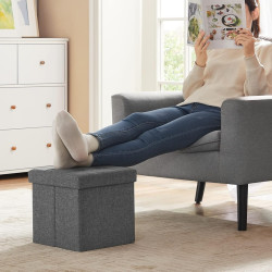 Пуф Songmics LSF028G01 (Dark Grey) Thumb