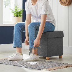 Пуф Songmics LSF14GYZ (Slate Grey) Thumb