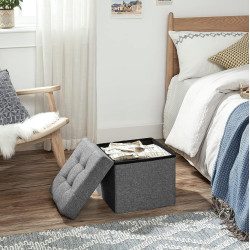 Пуф Songmics LSF27Z (Dark Grey) Thumb