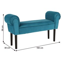 Bancheta Tempo Kondela Burda (Turquoise) Thumb