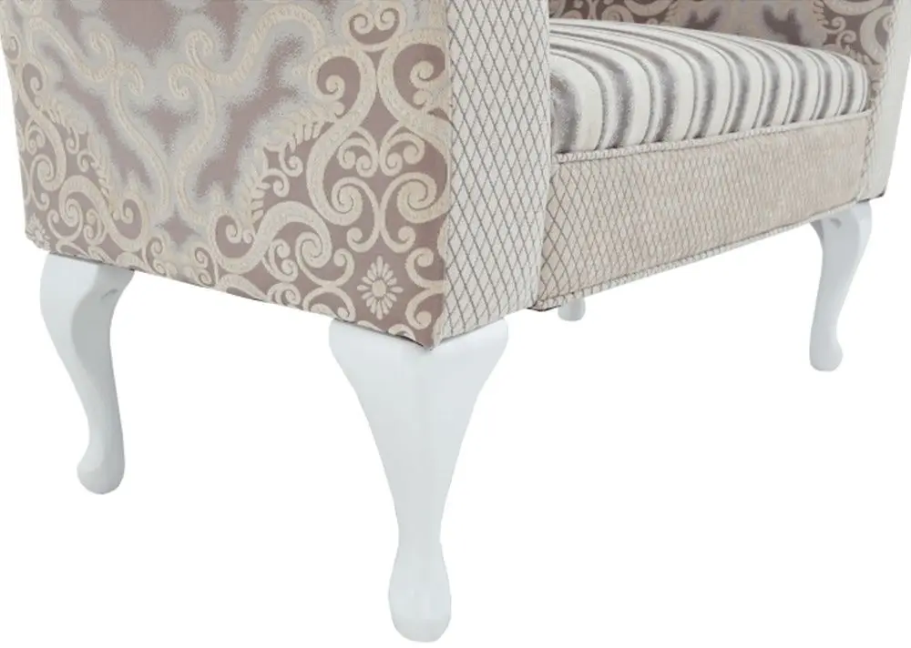 Canapea Tempo Kondela Fabricio (Cream/Gray)
