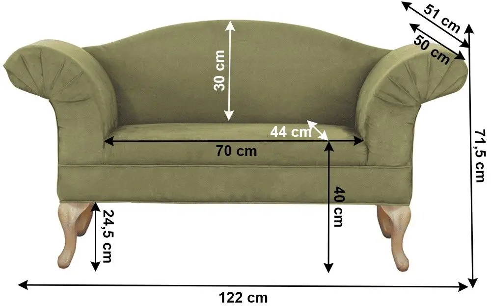 Диван Tempo Kondela Fabricio (Green/Oak)
