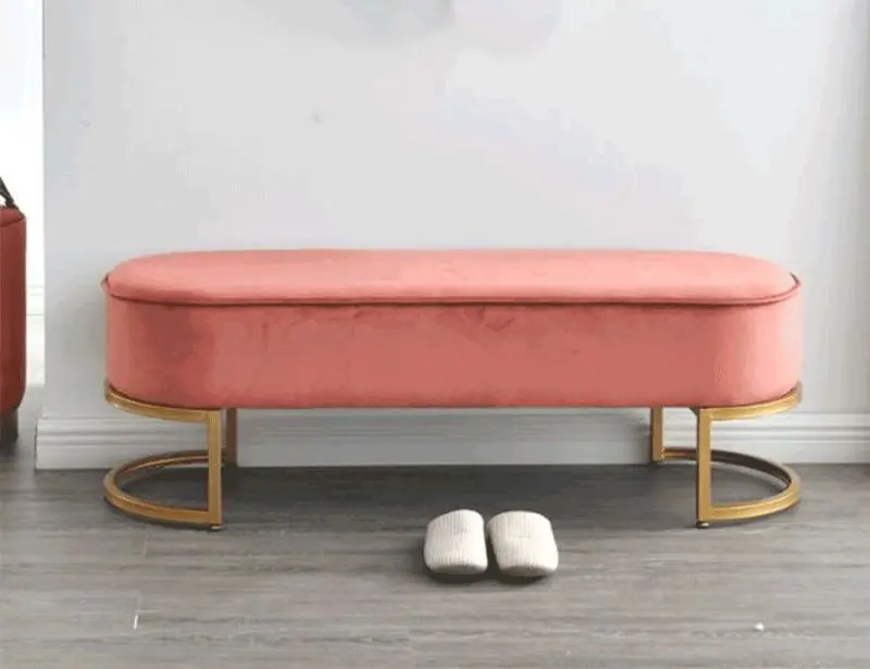 Банкетка Tempo Kondela Mirila New (Pink/Golden)