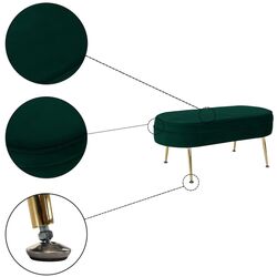 Bancheta Tempo Kondela Noblin Typ 2 (Emerald/Golden) Thumb