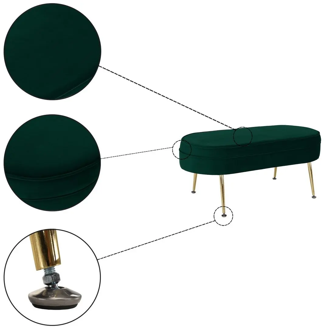 Bancheta Tempo Kondela Noblin Typ 2 (Emerald/Golden)