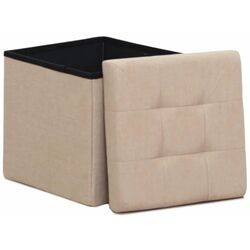 Puf Tempo Kondela Falon (Beige) Thumb