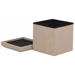 Puf Tempo Kondela Falon (Beige) Thumb
