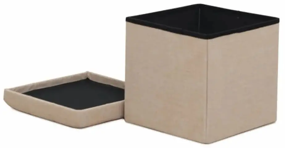Puf Tempo Kondela Falon (Beige) - 6