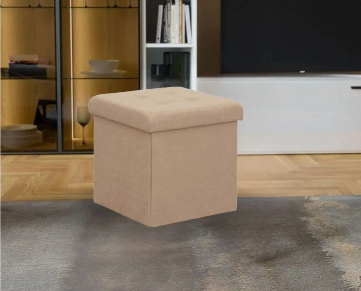 Puf Tempo Kondela Falon (Beige)