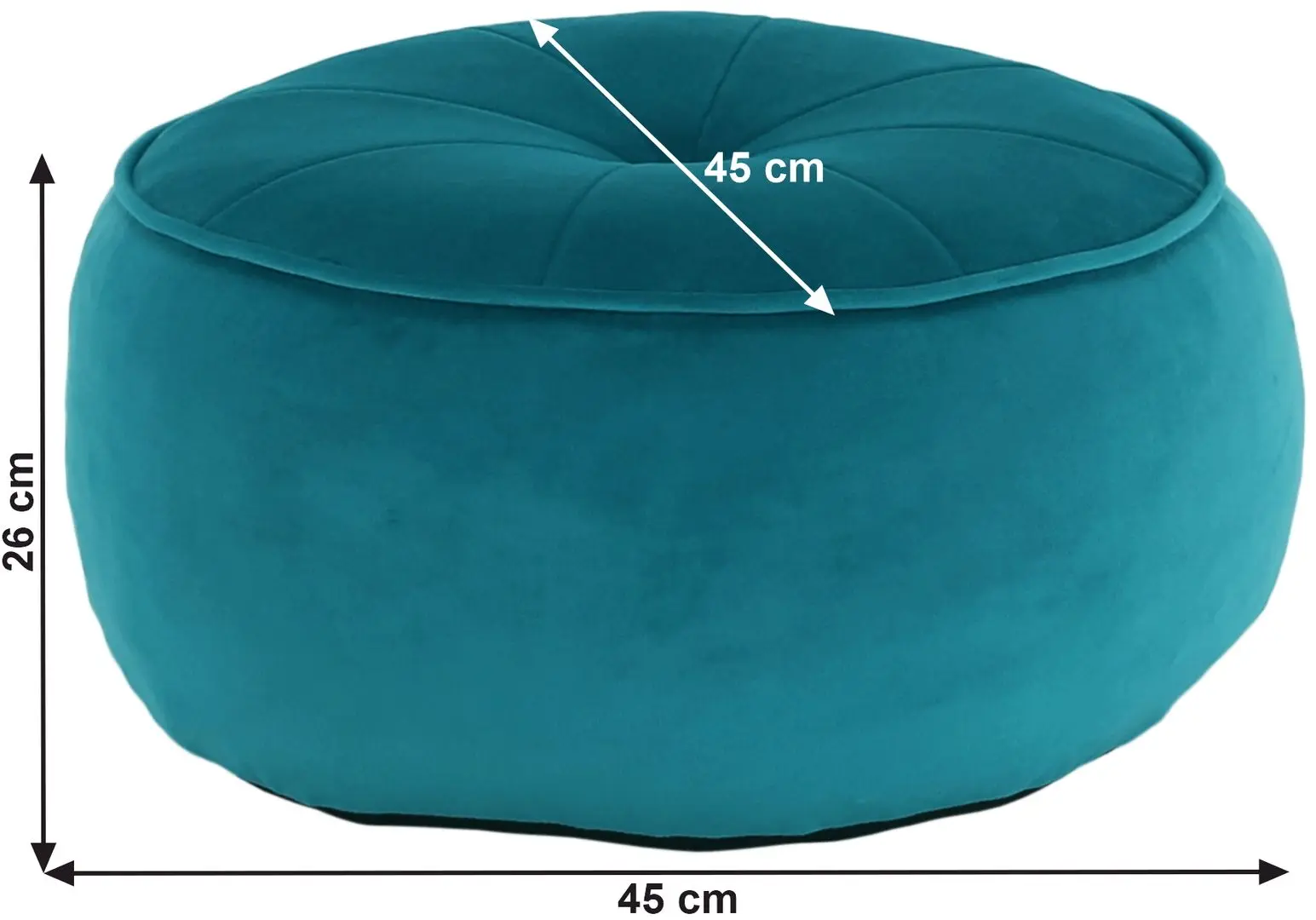 Puf Tempo Kondela Kerem (Turquoise) - 4