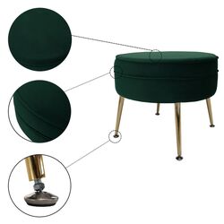 Puf Tempo Kondela Noblin New Typ 1 (Green/Golden) Thumb