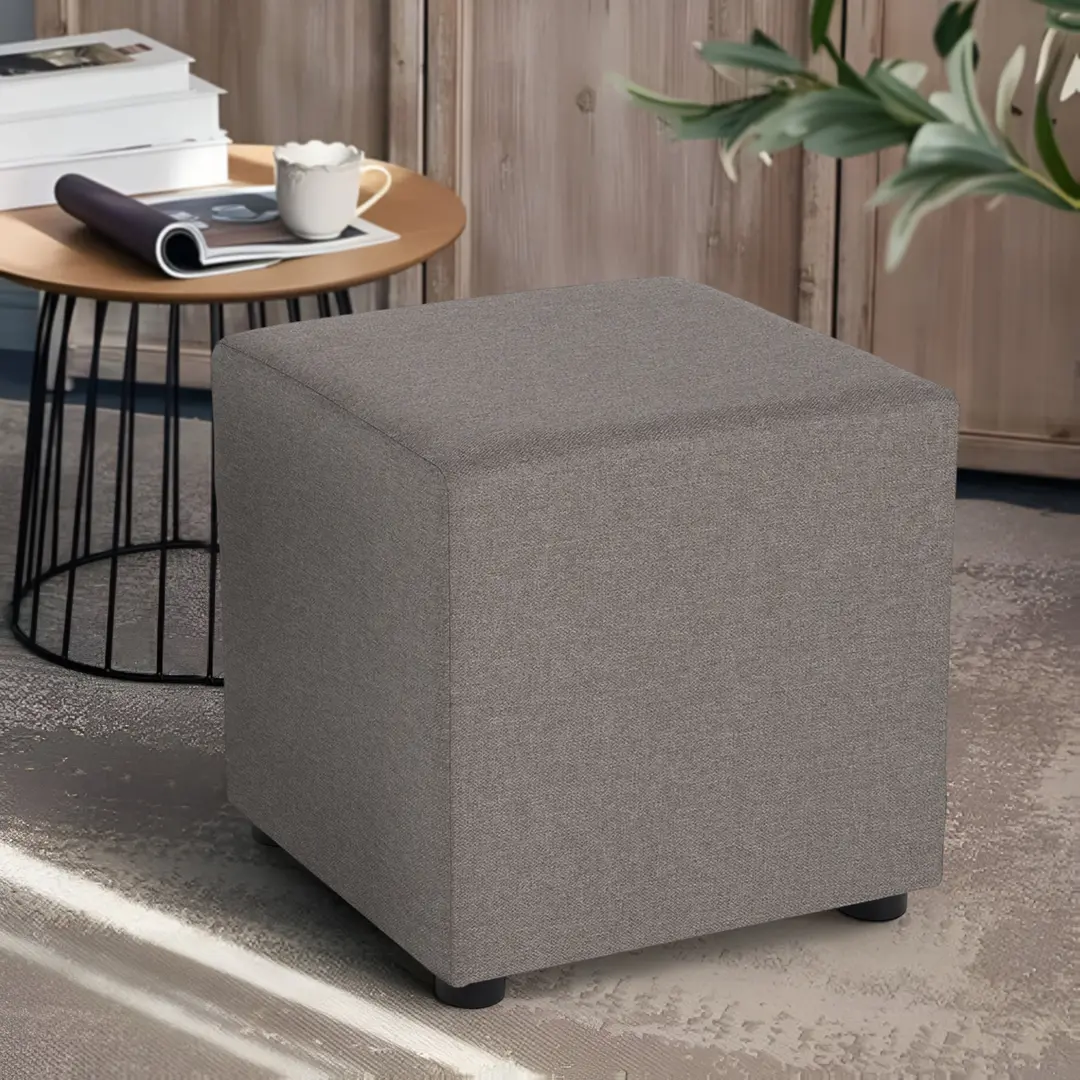 Puf Tempo Kondela Regor Twist (Gray Beige Taupe)