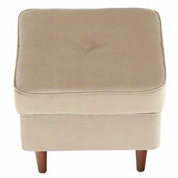 Puf Tempo Kondela Rufino 2 New (Golden Beige/Walnut) Thumb