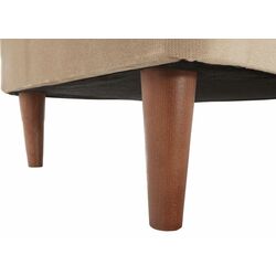 Puf Tempo Kondela Rufino 2 New (Golden Beige/Walnut) Thumb