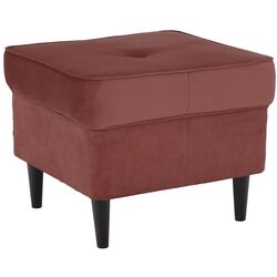 Puf Tempo Kondela Rufino 3 (Antique Pink/Walnut) Thumb