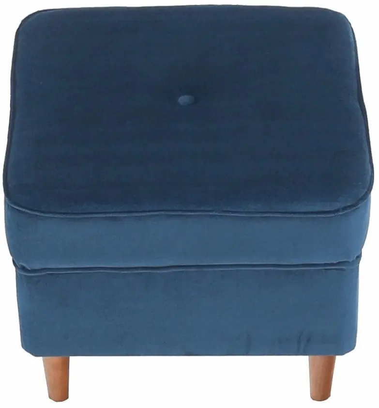 Пуф Tempo Kondela Rufino 3 (Blue/Walnut)