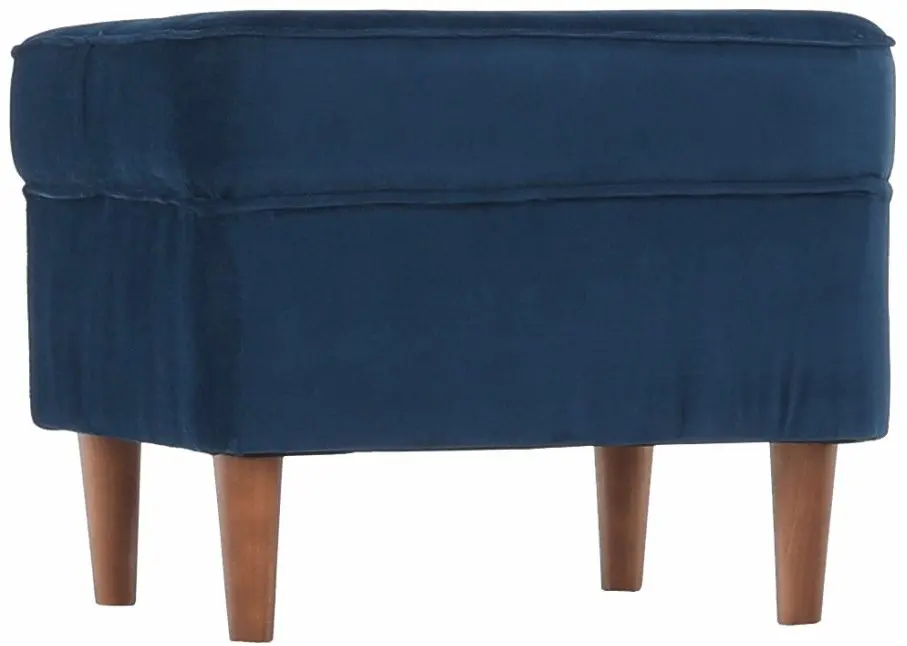 Пуф Tempo Kondela Rufino 3 (Blue/Walnut)