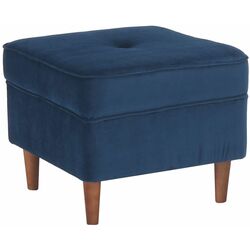 Пуф Tempo Kondela Rufino 3 (Blue/Walnut) Thumb