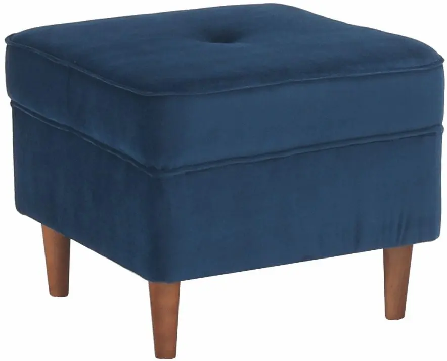 Пуф Tempo Kondela Rufino 3 (Blue/Walnut)