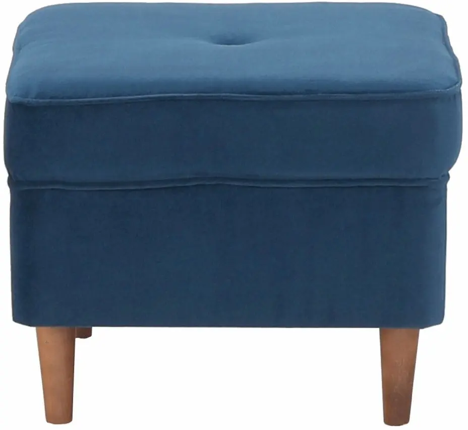 Пуф Tempo Kondela Rufino 3 (Blue/Walnut)