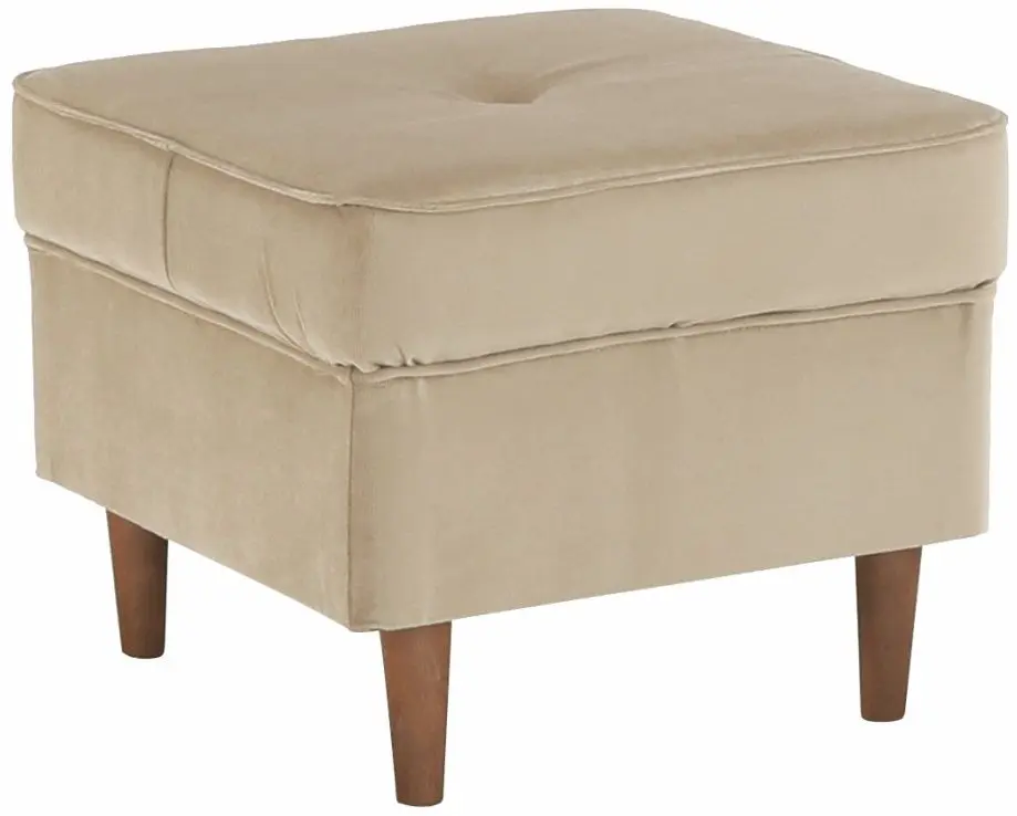Puf Tempo Kondela Rufino 3 (Golden-Beige/Walnut)