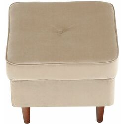 Puf Tempo Kondela Rufino 3 (Golden-Beige/Walnut) Thumb