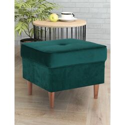 Puf Tempo Kondela Rufino 3 (Green/Walnut)