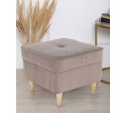 Puf Tempo Kondela Rufino 3 (Grey-Beige/Beech)