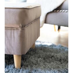 Пуф Tempo Kondela Rufino 3 (Grey-Beige/Beech) Thumb