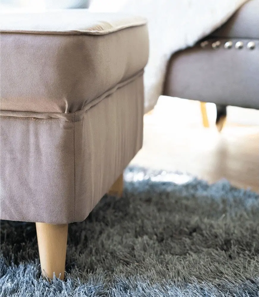 Пуф Tempo Kondela Rufino 3 (Grey-Beige/Beech)