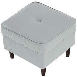 Puf Tempo Kondela Rufino 3 (Light Grey/Walnut) Thumb