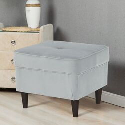 Пуф Tempo Kondela Rufino 3 (Light Grey/Walnut)