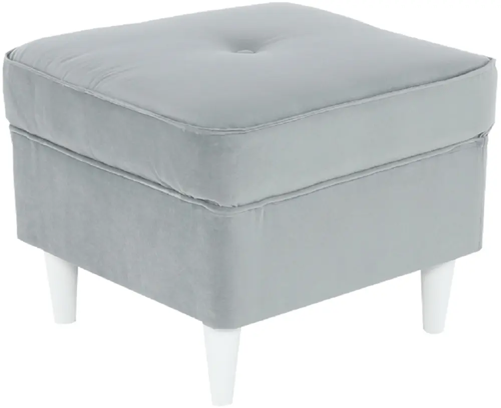 Пуф Tempo Kondela Rufino 3 New (Light Gray/White)