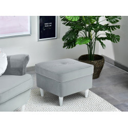 Puf Tempo Kondela Rufino 3 New (Light Gray/White)