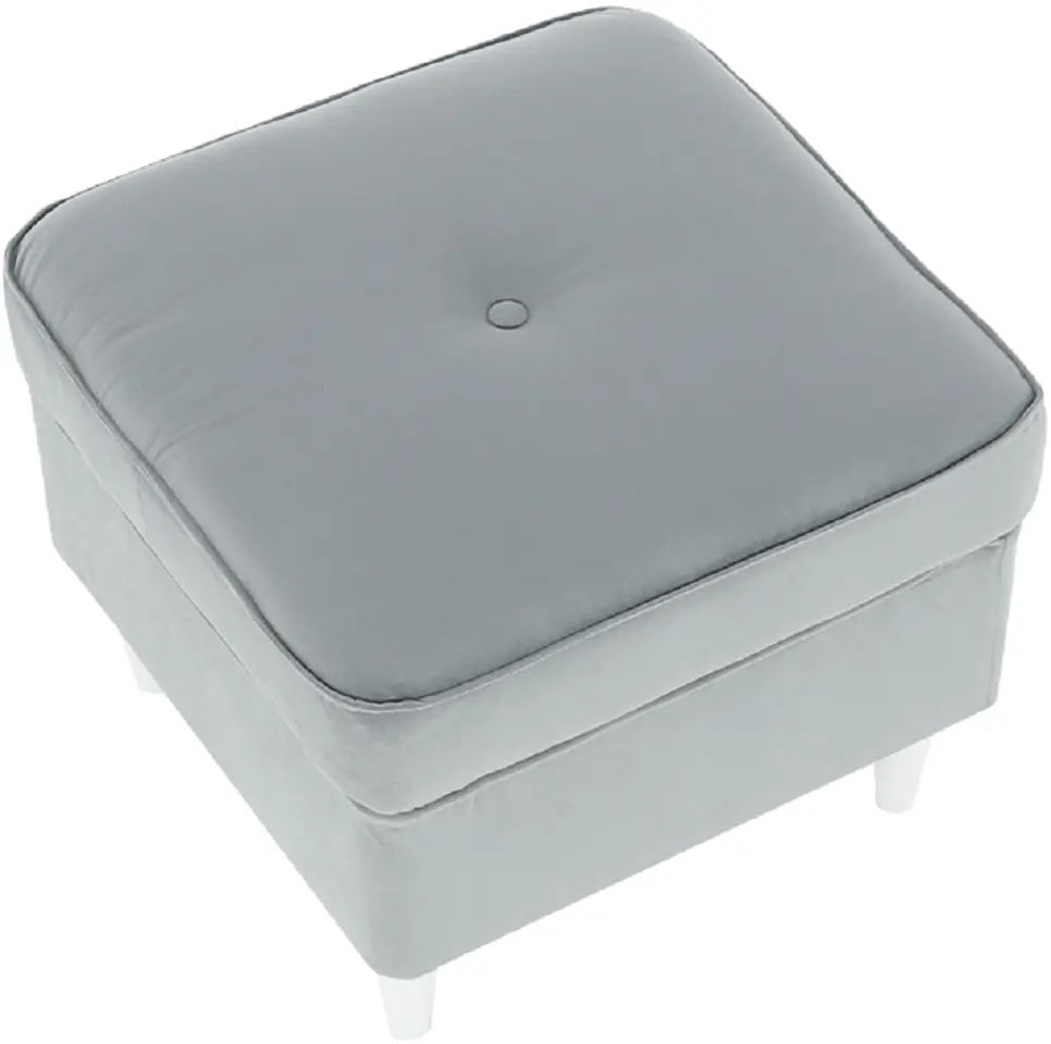 Пуф Tempo Kondela Rufino 3 New (Light Gray/White)