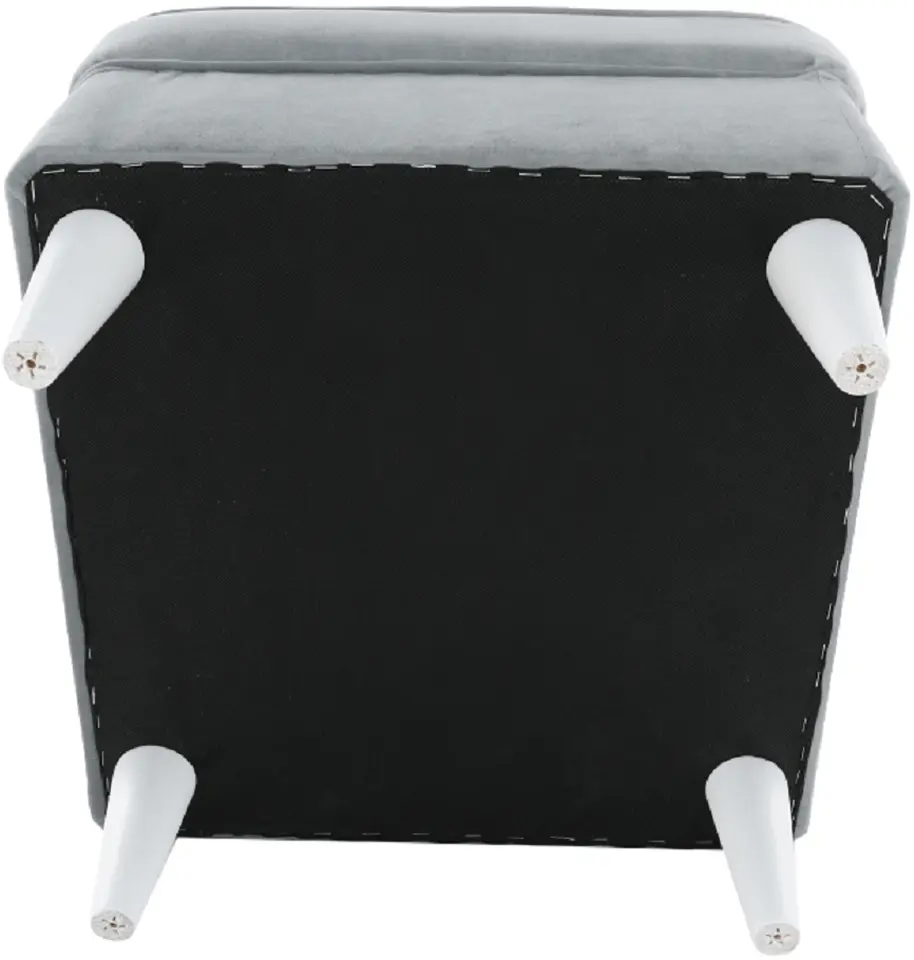 Пуф Tempo Kondela Rufino 3 New (Light Gray/White)