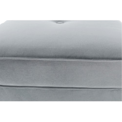 Пуф Tempo Kondela Rufino 3 New (Light Gray/White) Thumb