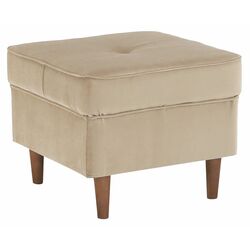 Puf Tempo Kondela Rufino New (Golden Beige/Walnut)