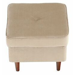 Puf Tempo Kondela Rufino New (Golden Beige/Walnut) Thumb