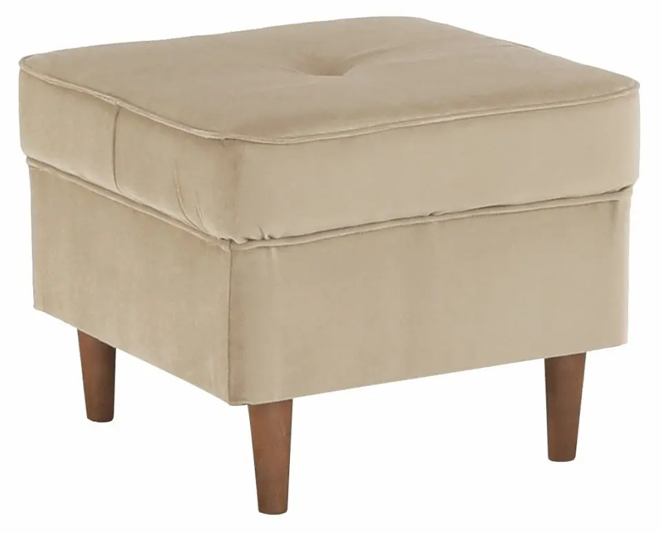 Puf Tempo Kondela Rufino New (Golden Beige/Walnut)
