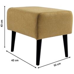 Puf Tempo Kondela Noblin Samy (Yellow/Black) Thumb