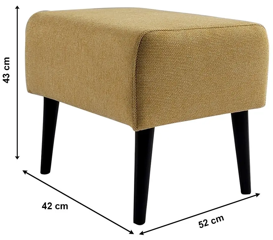 Puf Tempo Kondela Noblin Samy (Yellow/Black)