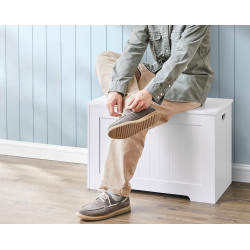 Bancheta Vasagle LHS11WT (White) Thumb