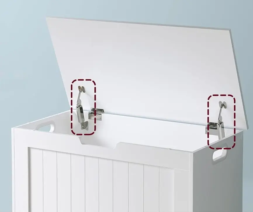 Bancheta Vasagle LHS11WT (White) - 6