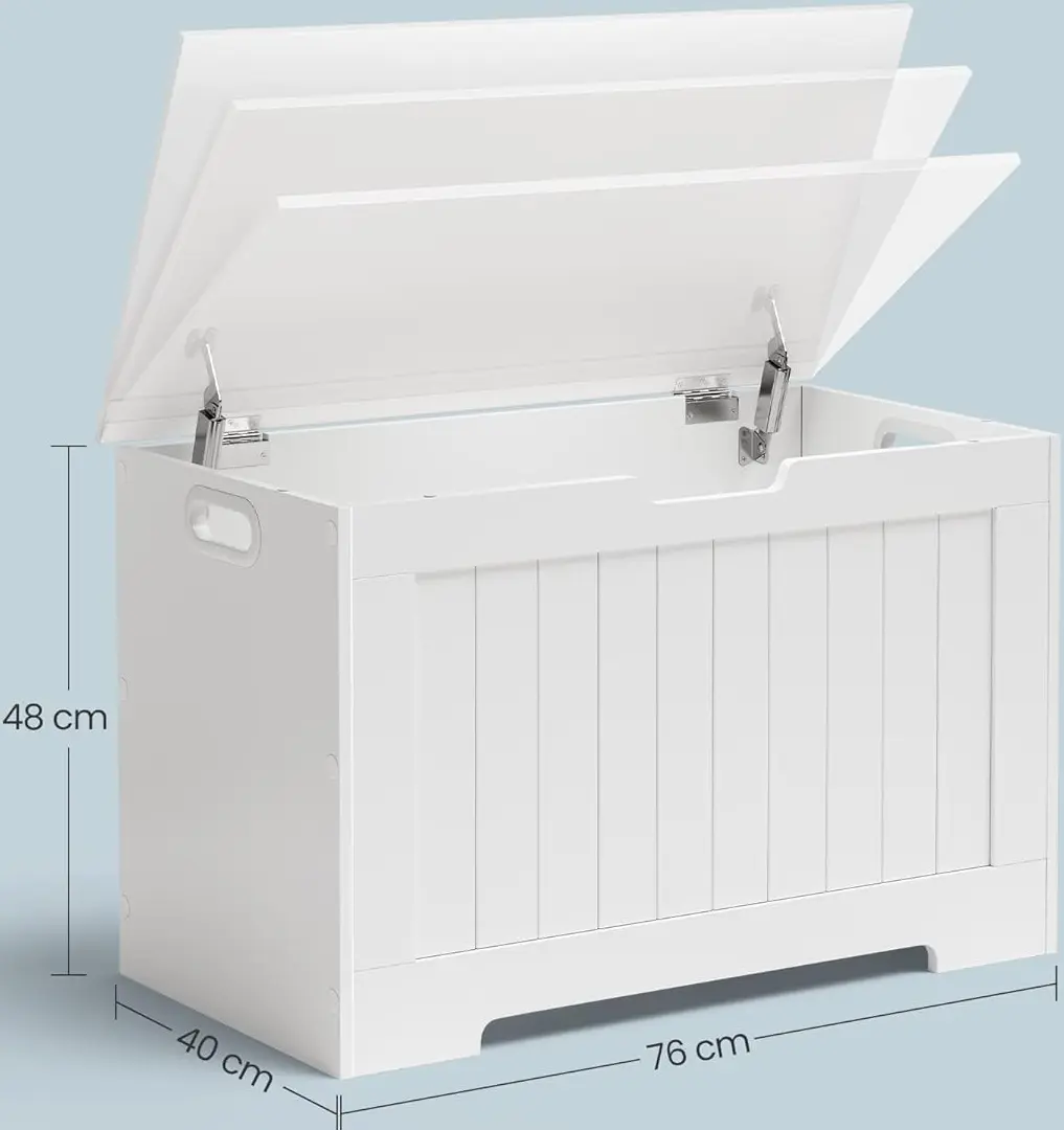 Bancheta Vasagle LHS11WT (White) - 9