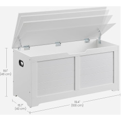 Bancheta Vasagle LSB061T10 (White) Thumb