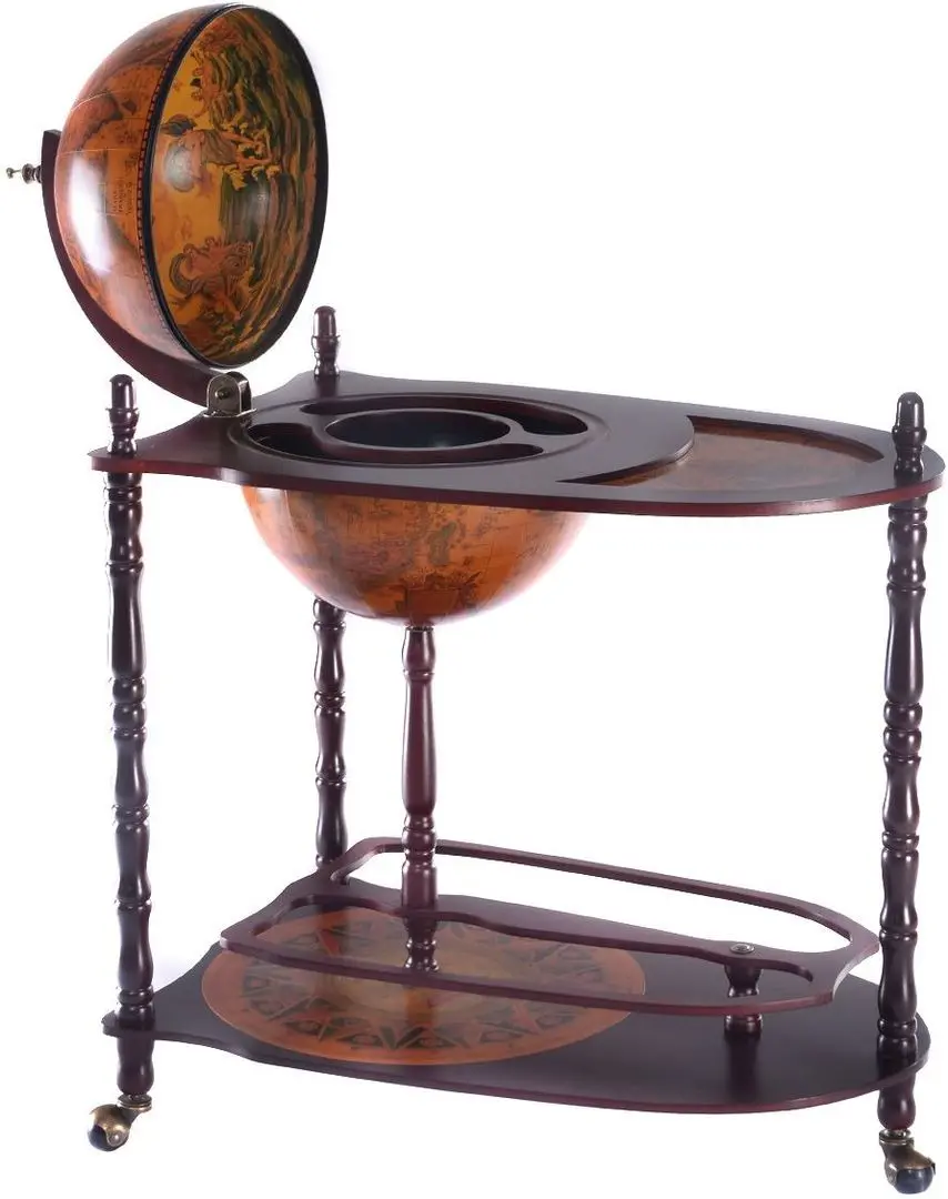 Барный сервировочный стол Costway HW51940 (Brown)