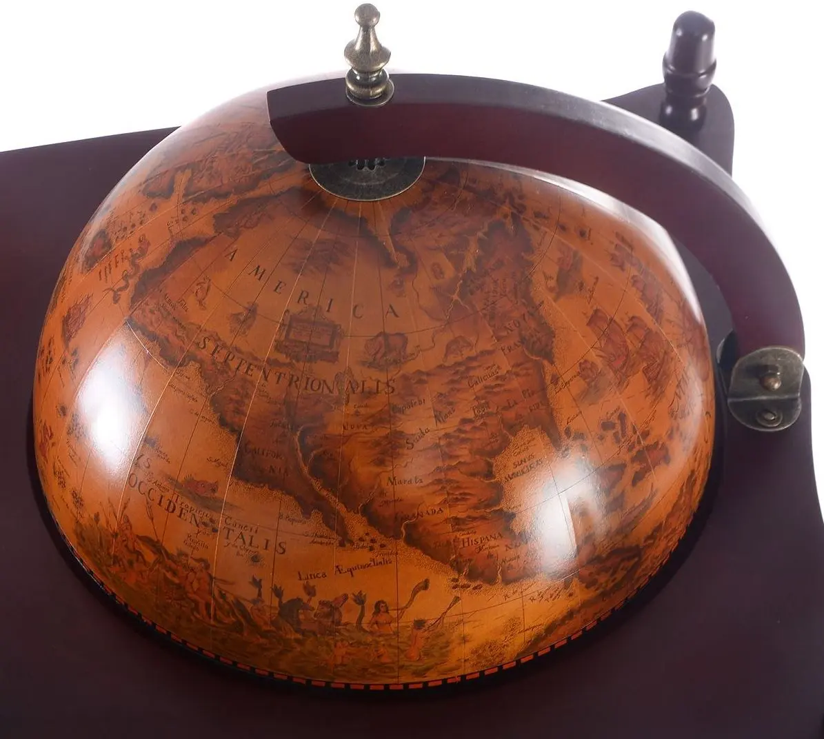 Барный сервировочный стол Costway HW51940 (Brown)